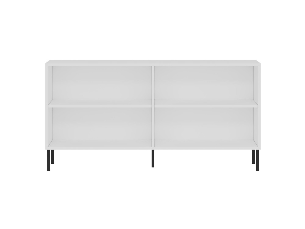 Buffet en bois "Evolet" - 150 x 36 x 75 cm - Blanc