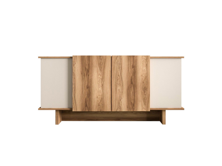 Buffet en bois "Diana" - 180 x 40 x 81 cm - Beige