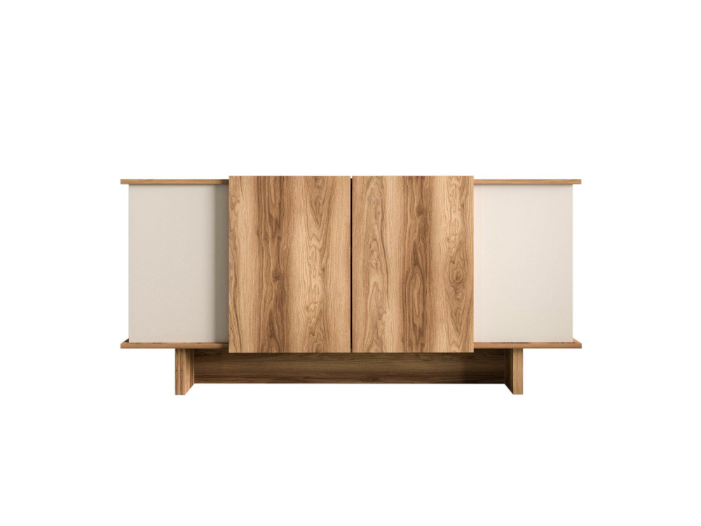 Buffet en bois "Diana" - 180 x 40 x 81 cm - Beige