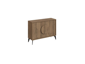 Buffet en bois "Gora" - 110 x 36 x 82 cm - Marron
