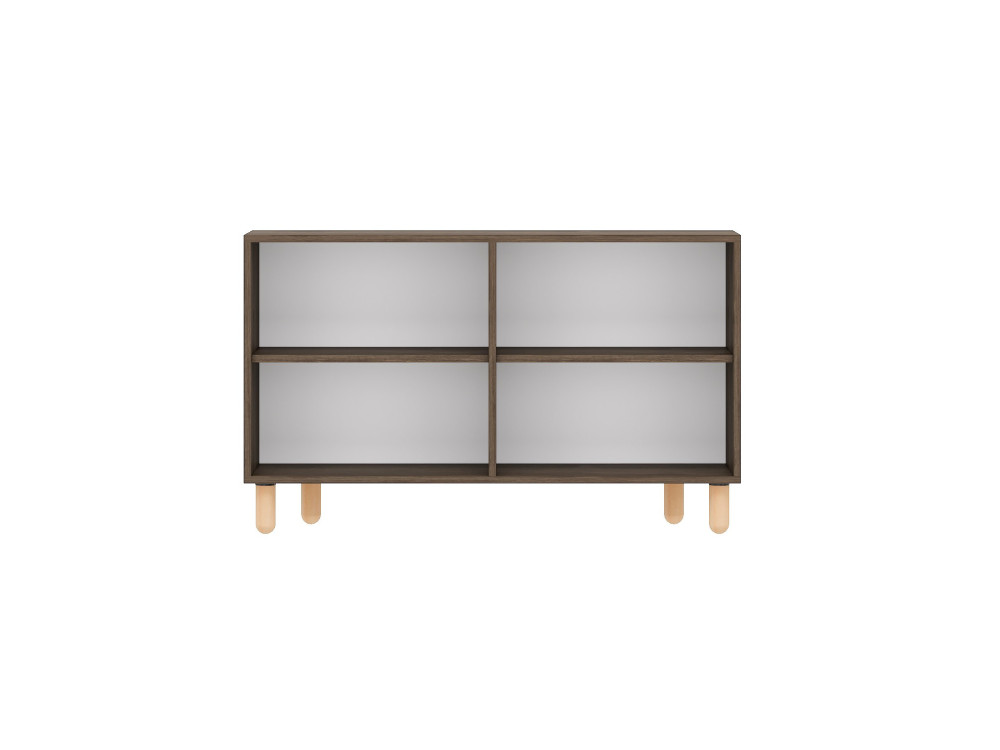 Buffet en bois "Rodney" - 120 x 30 x 74 cm - Marron