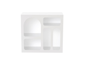 Buffet en bois "Lessa" - 80 x 37 x 74 cm - Blanc
