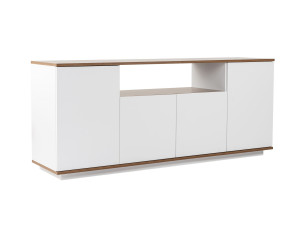 Buffet en bois "Arista" - 180 x 44 x 75 cm - Blanc
