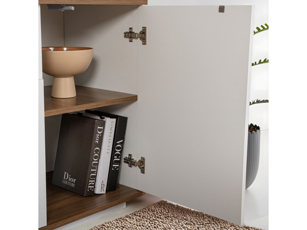 Buffet en bois "Arista" - 180 x 44 x 75 cm - Blanc