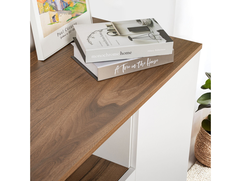 Buffet en bois "Arista" - 180 x 44 x 75 cm - Blanc