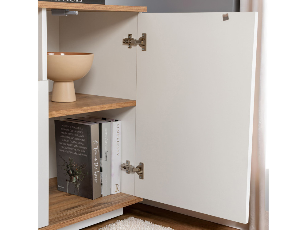 Buffet en bois "Arista" - 180 x 44 x 75 cm - Blanc