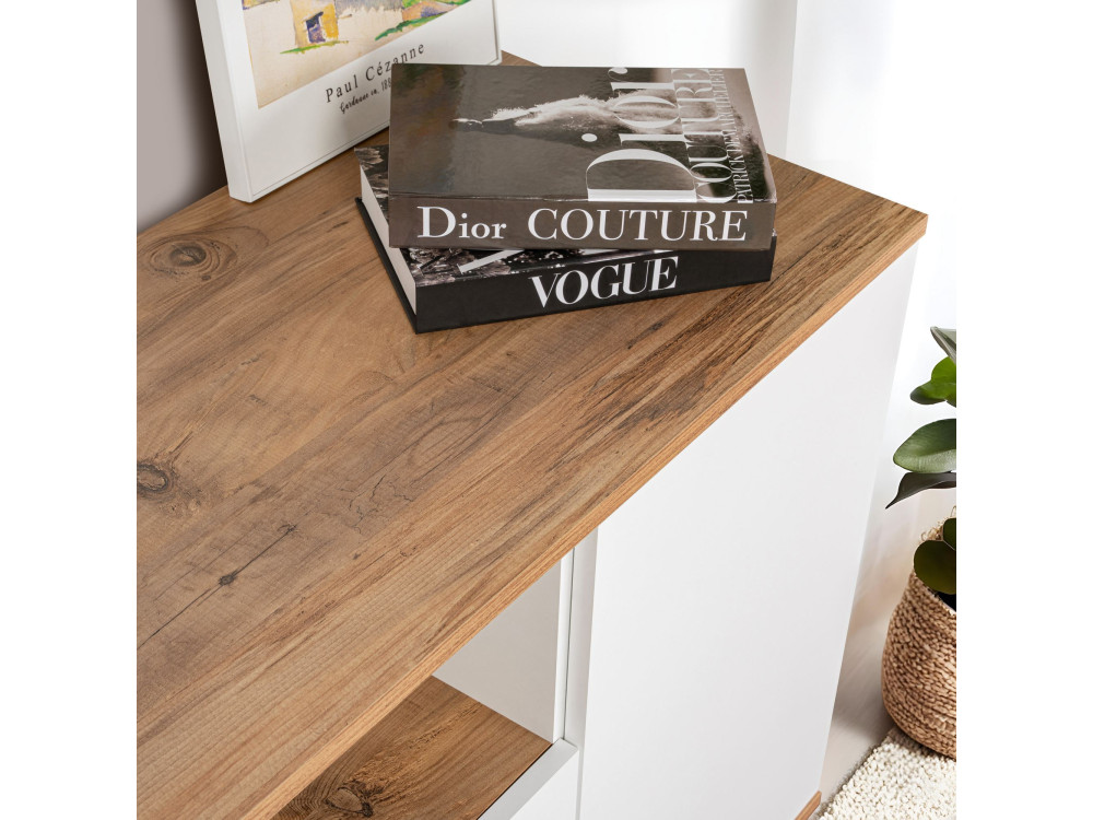 Buffet en bois "Arista" - 180 x 44 x 75 cm - Blanc