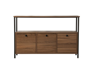 Buffet en bois "Solace" - 120 x 30 x 77 cm - Marron