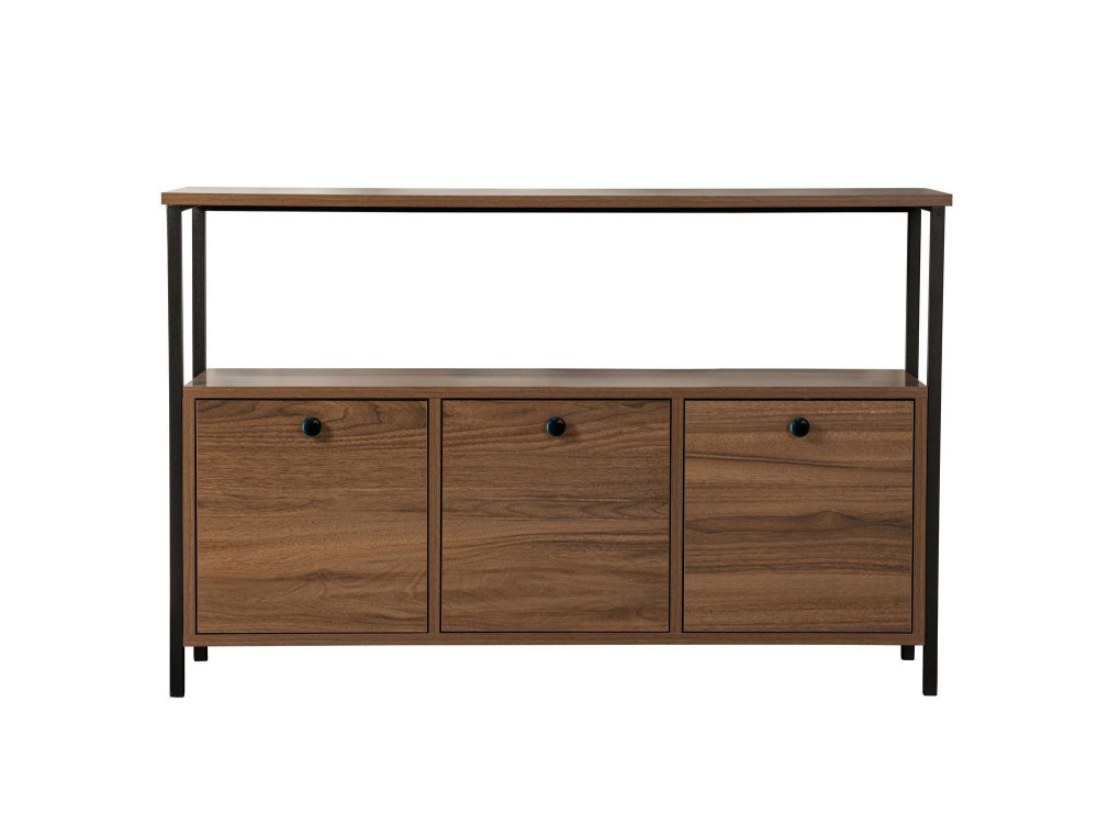Buffet en bois "Solace" - 120 x 30 x 77 cm - Marron