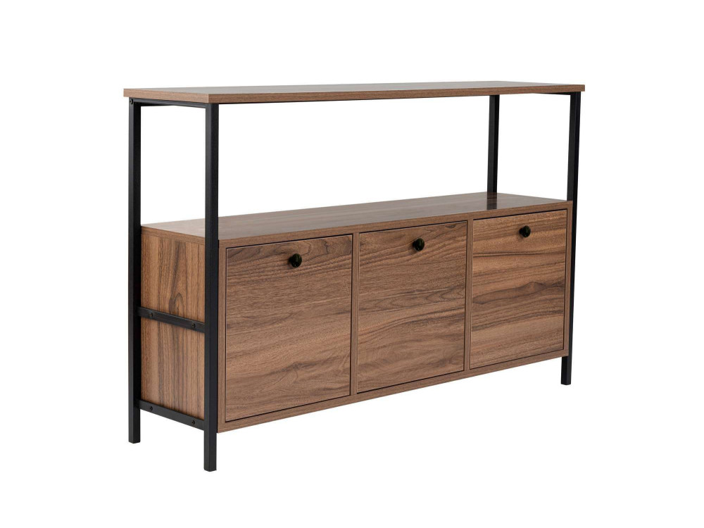 Buffet en bois "Solace" - 120 x 30 x 77 cm - Marron