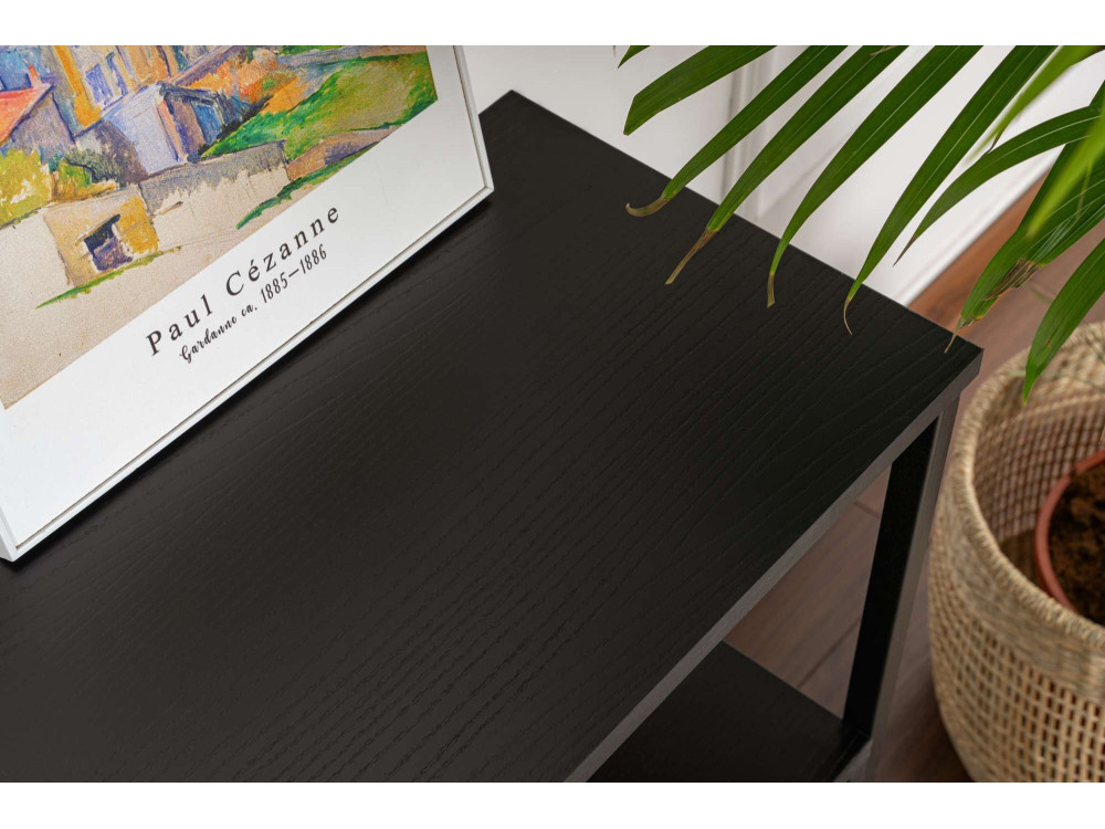 Buffet en bois "Solace" - 120 x 30 x 77 cm - Noir