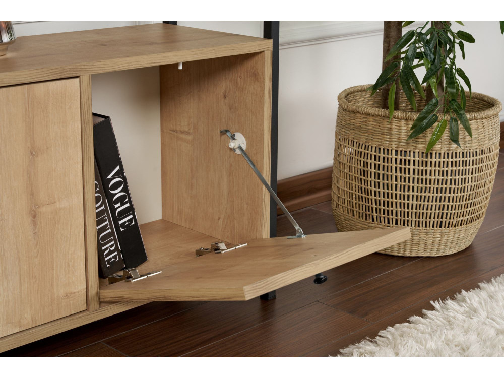 Buffet en bois "Solace" - 120 x 30 x 77 cm - Beige