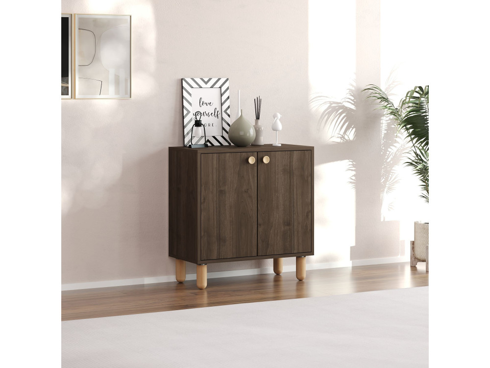 Buffet en bois "Lina" - 72 x 36 x 73 cm - Marron