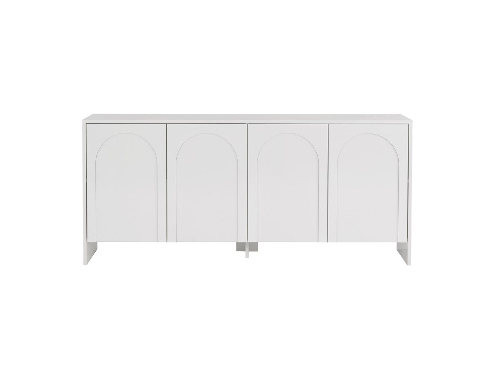 Buffet en bois "Arlen" - 180 x 45 x 80 cm - Blanc