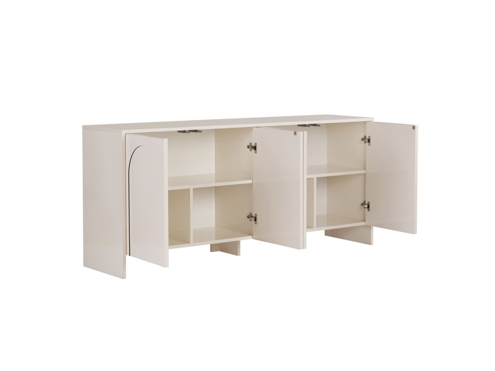 Buffet en bois "Arlen" - 180 x 45 x 80 cm - Crème