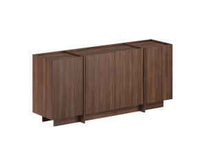Buffet en bois "Dorma" - 180 x 45 x 80 cm - Noyer Milano