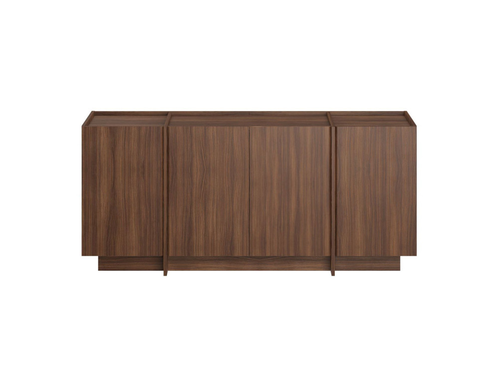 Buffet en bois "Dorma" - 180 x 45 x 80 cm - Noyer Milano