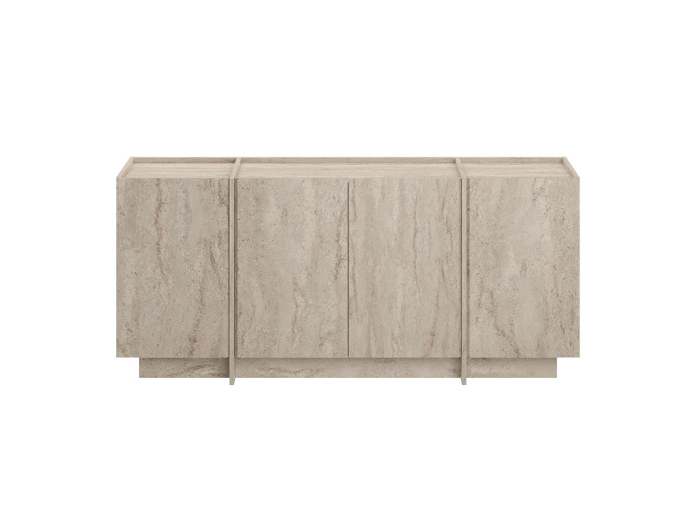 Buffet en bois "Dorma" - 180 x 45 x 80 cm - Travertin