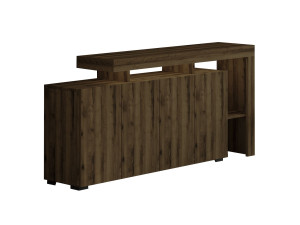 Buffet en bois "Beliz" - 170 x 35 x 80 cm - Noyer Antique