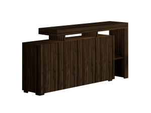 Buffet en bois "Beliz" - 170 x 35 x 80 cm - Noyer