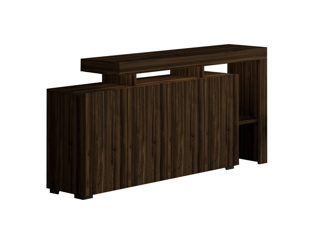 Buffet en bois "Beliz" - 170 x 35 x 80 cm - Noyer