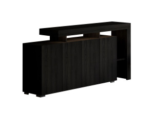 Buffet en bois "Beliz" - 170 x 35 x 80 cm - Bois Noir