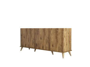 Buffet en bois "Elegante" - 180 x 45 x 80 cm - Marron