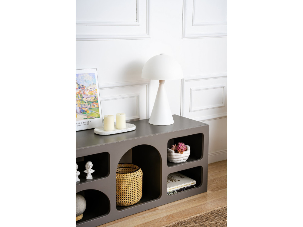 Buffet en bois "Ferlis" - 160 x 40 x 51 cm - Gris anthracite