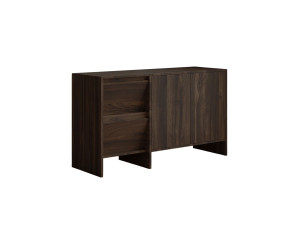 Buffet en bois "Laris 130" - 130 x 44 x 82 cm - Marron
