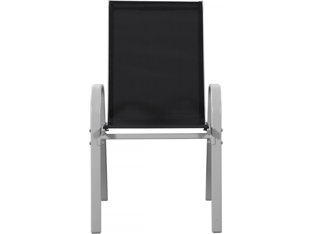 Fauteuil jardin Textilène "Cordoba" - Phoenix - Noir - Lot de 2
