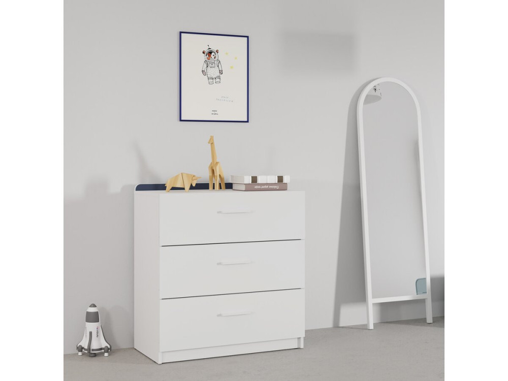 Commode pour enfant "Reverso" - Blanc mat