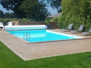 Piscine bois en kit rectangle "Oceano " - 9.20 x 5.20 x 1.44 m