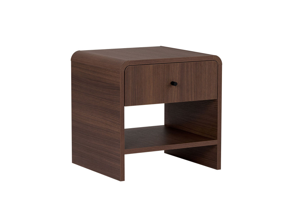 Table de chevet en bois "Parila" - 45 x 45 x 40 cm - Marron