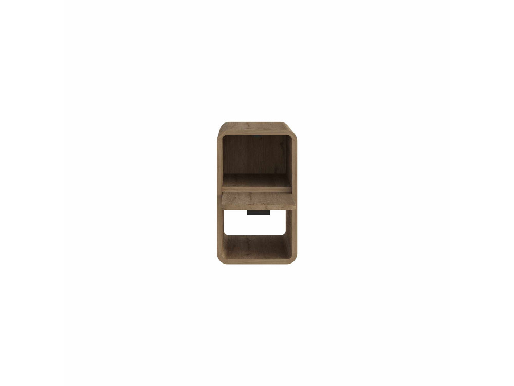 Table de chevet en bois "ROVEL" - 30 x 39 x 50 cm - Beige