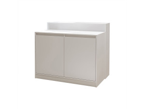 Table de cuisine en bois " 2798 " - 120 x 80 x 100 cm - Blanc
