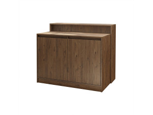 Table de cuisine en bois " 2799 " - 120 x 80 x 100 cm - Marron