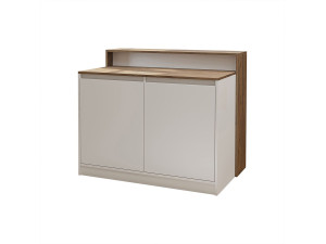 Table de cuisine en bois " 2800 " - 120 x 80 x 100 cm - Blanc