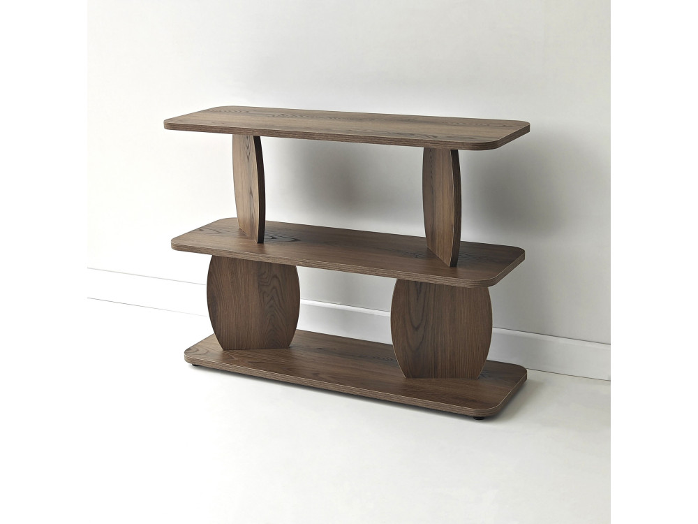 Table d'appoint en bois "Armonia" - 90 x 30 x 70 cm - Marron