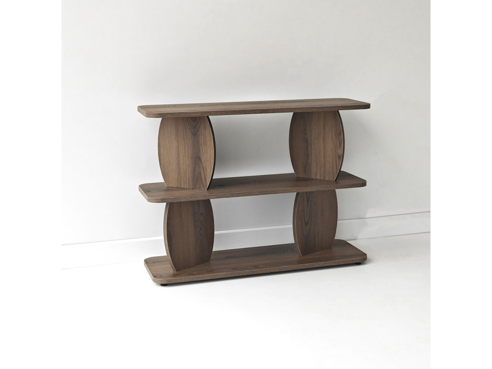 Table d'appoint en bois "Armonia" - 90 x 30 x 70 cm - Marron