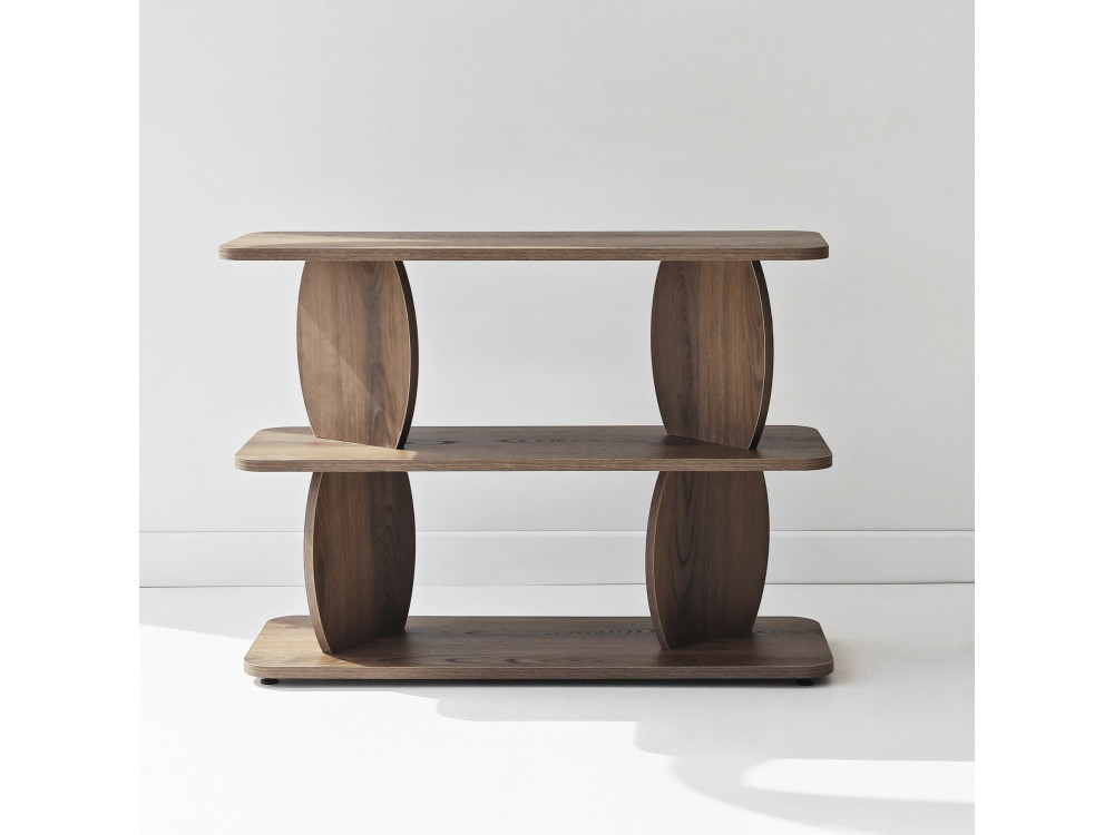 Table d'appoint en bois "Armonia" - 90 x 30 x 70 cm - Marron
