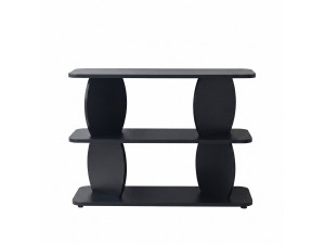 Table d'appoint en bois "Armonia" - 90 x 30 x 70 cm - Noir