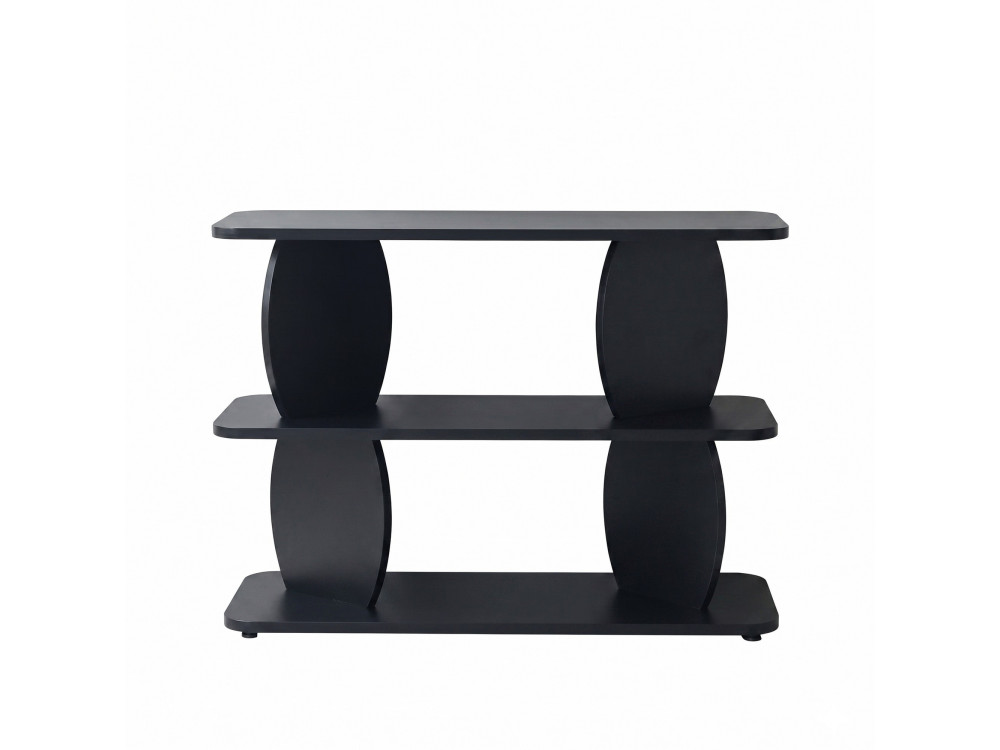 Table d'appoint en bois "Armonia" - 90 x 30 x 70 cm - Noir