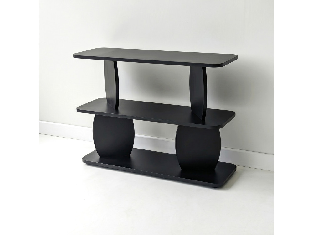Table d'appoint en bois "Armonia" - 90 x 30 x 70 cm - Noir