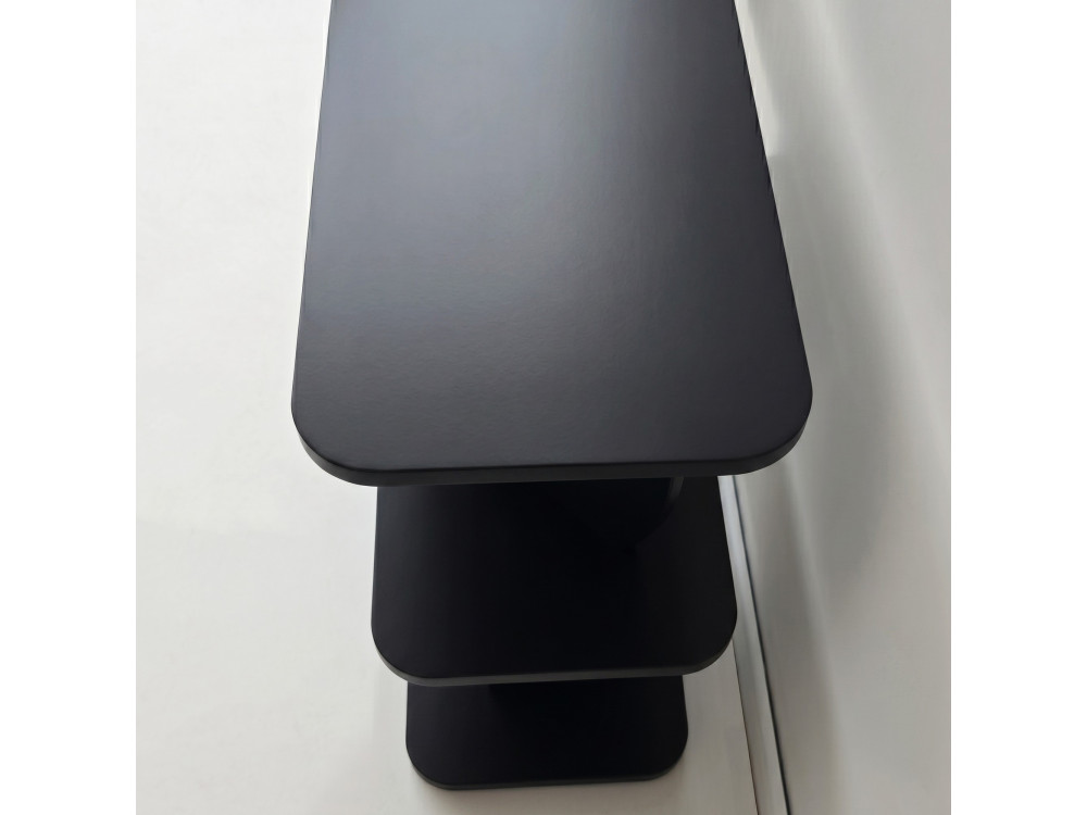 Table d'appoint en bois "Armonia" - 90 x 30 x 70 cm - Noir