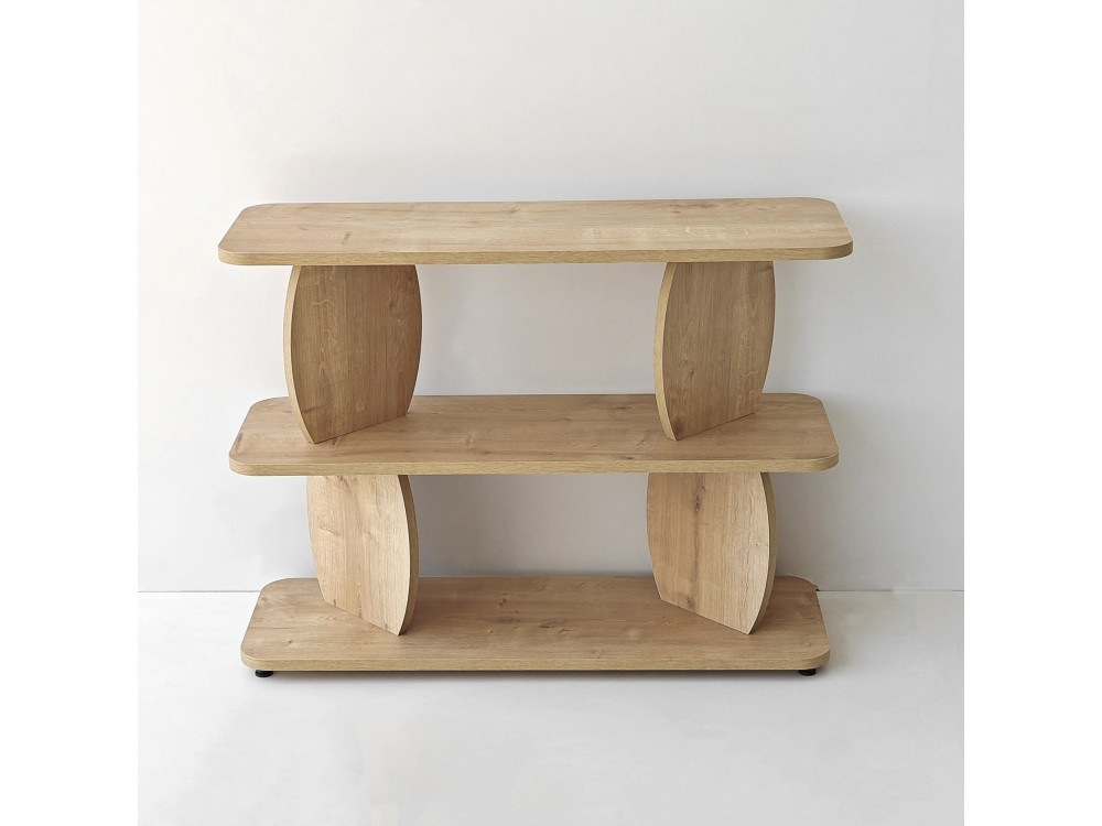 Table d'appoint en bois "Armonia" - 90 x 30 x 70 cm - Chêne Saphir