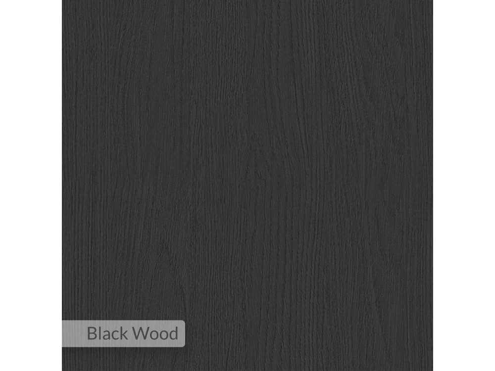 Table d'appoint en bois "HOMIA" - 56 x 25 x 56 cm - Noir