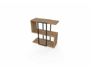 Table d'appoint en bois "HOMIA" - 56 x 25 x 56 cm - Oud Foncé