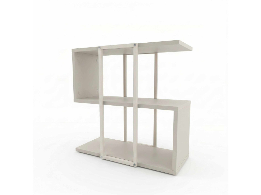 Table d'appoint en bois "HOMIA" - 56 x 25 x 56 cm - Grès