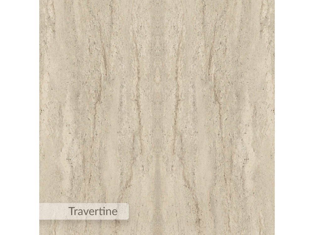 Table d'appoint en bois "HOMIA" - 56 x 25 x 56 cm - Travertin