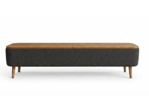 Meuble TV en bois " Sarven " - 120 x 30 x 45 cm - Anthracite